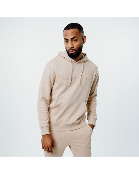 Sweat à capuche relief