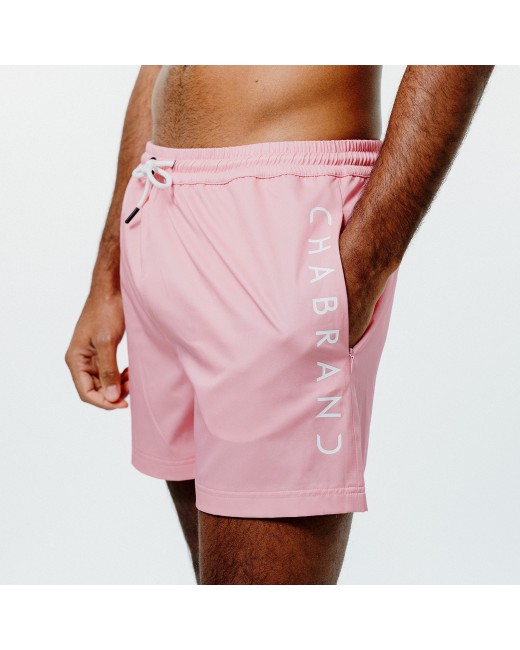 Short de bain logo vertical