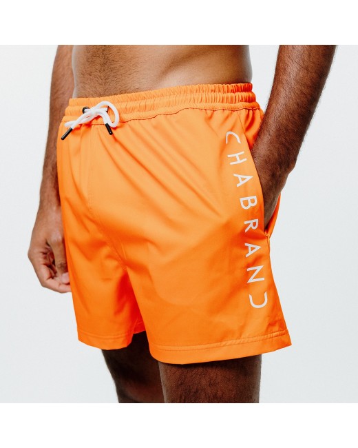 Short de bain logo vertical
