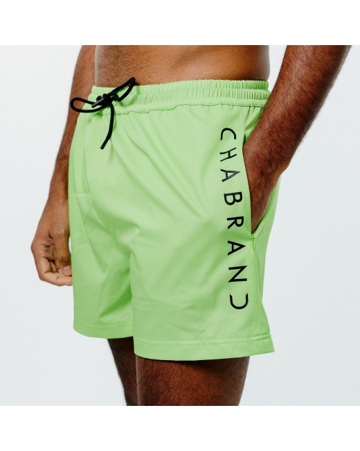 Short de bain logo vertical